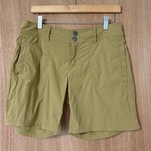 PrAna Revenna Shorts 7 inch hiking casual breathable  drawstring Size 10